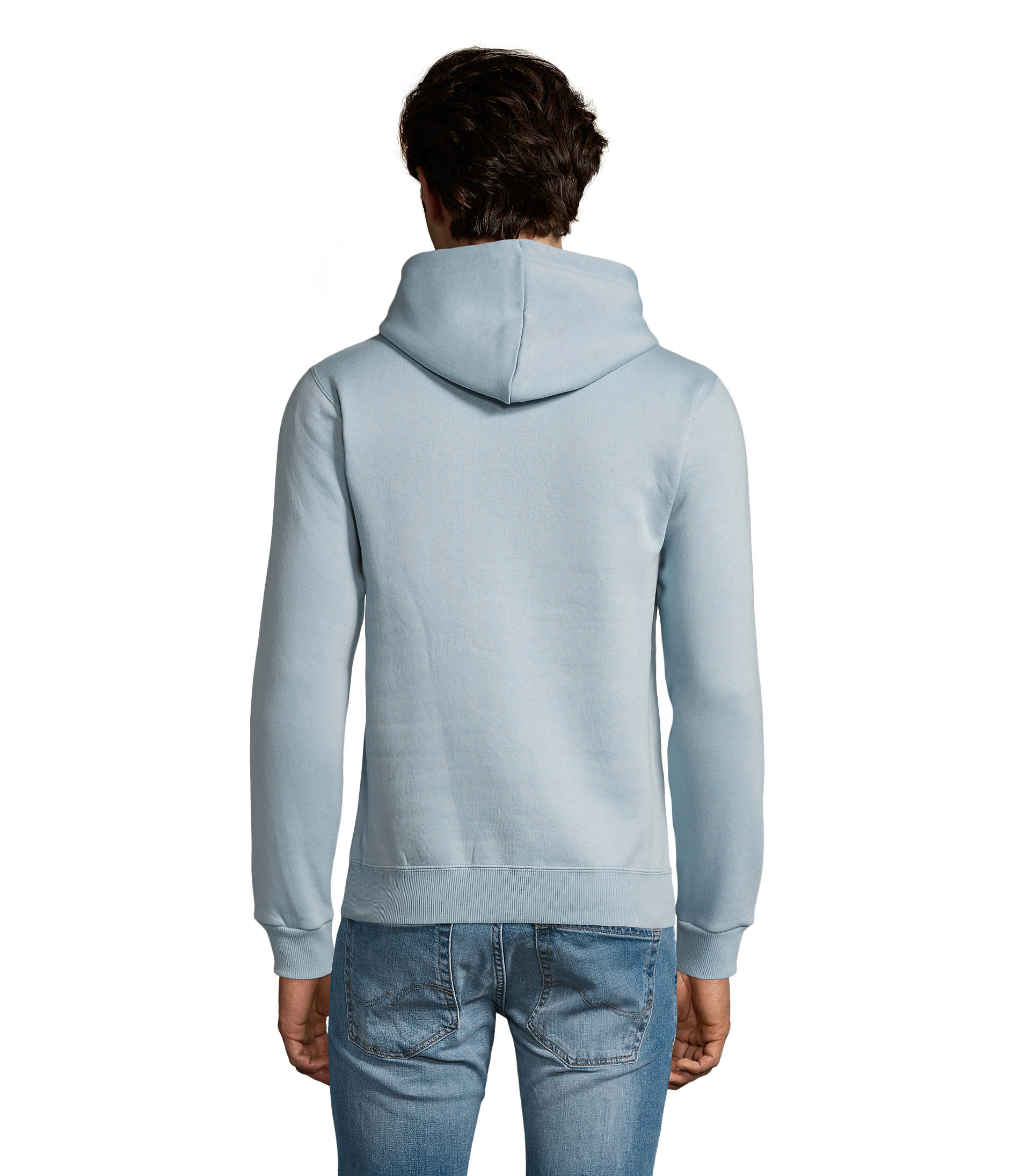 Sweat homme promotionnel 280g - Spencer bleu crémeux